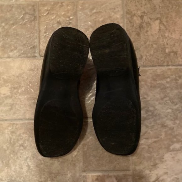 George Mary Jane Black Dress Shoes Girls Size 2 - Picture 2 of 9